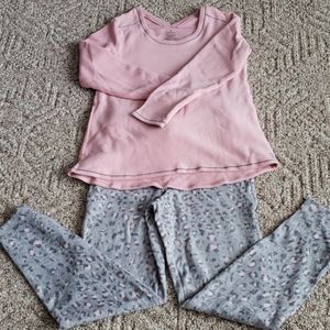 Cuddl duds Fleecewear stretch pajama set